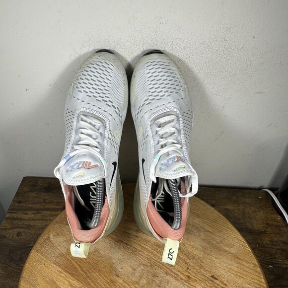 Nike Air Max 270 Shoes Mens Size 9 White Pastel DQ7642-100 Running Sneakers main image 7